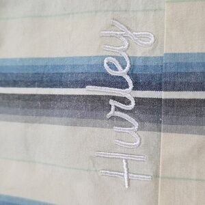 Hurley Cape Town Short Sleeve Woven SHIRT XL.Button Up Welcoming Multi Strip NWT